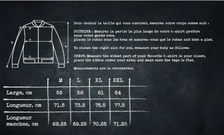 guide taille sweat motor wheels clothing